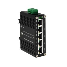 PoE Mini Industrial 5 Ports Gigabit Ethernet Switch Hardened 1000Mbps 12~48V DC picture