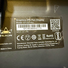 HUION GT-221 Pro Wired IPS Pen Display Graphics Drawing Tablet picture