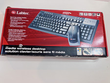 New Labtec Media Wireless Desktop Keyboard Mouse Combo Set 2005 Windows XP NEW picture
