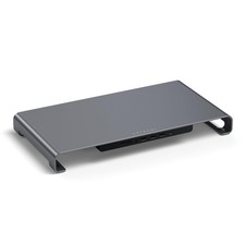 USB Hub Monitor Stand for Desk with USB-Data Port, 3 USB 3.0 Ports, Micro/SD ... picture