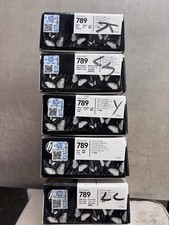 Genuine OEM HP DesignJet 789 Ink Cartridge Lot of 5 775mL Sealed Exp. 2015/2016 picture
