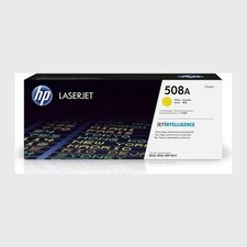 New Open Box HP 508A Yellow Original LaserJet Toner Cartridge, CF362A picture