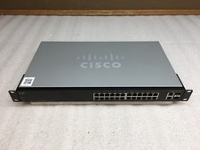 Cisco SF200-24 SLM224GT V02 24-Port 10/100 Smart Gigabit Ethernet Switch w/ Ears picture