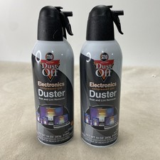 Dust-Off Electronics Compressed Air Duster 10 oz Cans – 2 Pack picture