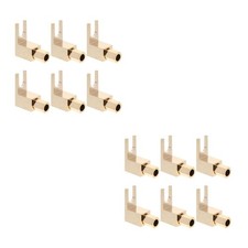 Screw Tight Gold Plated Copper Spade Banana Adapter for Vintage Amplifier picture