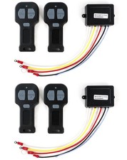 QWORK 12V Wireless Winch Remote Control Kit 4 Pack 5-Wire Receiver for Truck picture