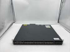 Cisco Catalyst WS-C3650-48FS-L V04 48-Port PoE+ 4x1G Ethernet Switch (J728) picture