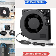 120mm USB Blower Fan 5V Speed Control 23 CFM 2000 RPM for AV Cabinet Router DVR picture