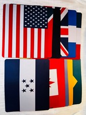 COUNTRY FLAGS MOUSE PAD MAT FOR SCHOOL OR OFFICE picture