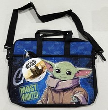 Star Wars The Mandalorian The Child Baby Yoda Tablet Laptop Case Shoulder Strap picture