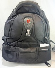 SWISSGEAR Scansmart Laptop Travel School Backpack Fits TSA Friendly Black NEW picture
