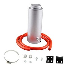 Universal 800ml Car Radiator Coolant Overflow Oil Catch Tank Cooling Silver picture