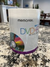 Memorex DVD+R Discs 4.7GB 16x 100 DVD on Spindle New 🔥 picture