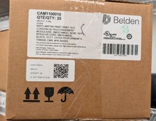 Unopen Case 25 Belden Cat6A Patch Cords (NXPC-48RT8K-RNBT-RNBT-10.0) 10 ft black picture