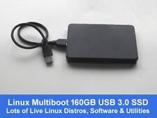 Live Linux Multiboot 160GB USB SSD With Lots of OS, Software & Utilities picture