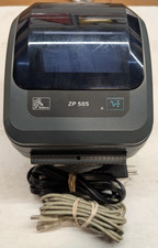 Zebra ZP505 Direct Thermal Label Printer USB Serial w/ Power Cord Tested 4x6 picture