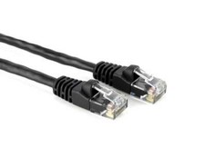 NEW  2 Pack 10FT CAT6 Ethernet Patch Cable Black Blue RJ45 550Mhz UTP 3M picture