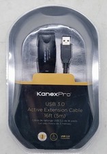 KANEXPRO SUPERSPEED USB 3.0 EXT-USB16FT ACTIVE 16FT EXTENSION CABLE - NEW SEALED picture