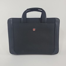 Wenger Swiss Army Laptop Computer Case Briefcase Black Legal Pad Holder picture