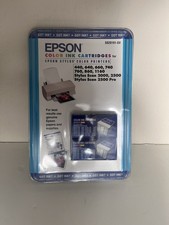 2 Pack Epson S020191 Color Ink Cartridge Stylus 440 640 740 New In Box picture