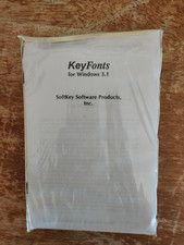 More Key Fonts For Windows 1.44MB Floppy 1994 Windows 3.1 Softkey Factory Sealed picture
