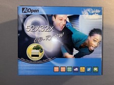 Vintage Aopen CD-R/RW 52x32x Computer Disk Drive New picture