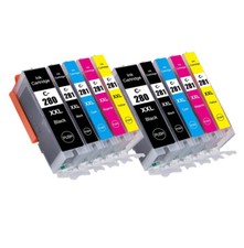10PK XXL Ink Cartridges for PGI-280 CLI-281 Canon Pixma TR8520 TS6320 TR8620 picture