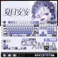 Anime Magical Girl Witch Trial Natsume Anan Theme PBT Keycap 122Pcs for Keyboard picture