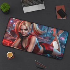 Harley Quinn Mouse Pad, DC Comics Gaming Desk Mat, Keyboard Pad picture