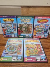 Lakeshore Interactive Whiteboard Lot Of 5 Computer CD Grade 4-6 Home School Game picture