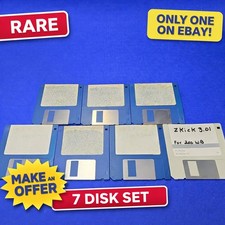 Commodore Amiga Workbench 3.0 7 Disk Lot Install Fonts Extras Kickstart Rare picture