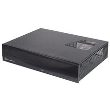 SilverStone SST-ML03B HTPC Computer Case Slim Black USB3.0 Fan Filter Audio jack picture