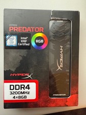 HyperX Predator 32GB (4x8GB) DDR4 3200MHz RGB Memory Used picture