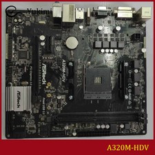 FOR ASROCK A320M-HDV AMD 32GB VGA HDMI DVI Micro ATX Motherboard Test OK picture