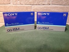 (2) Sony QG-15M 8mm Data Cartridges. New Sealed. Lot of 2  picture
