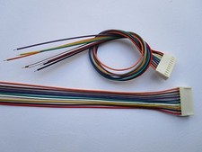 60 pcs 2510 Pitch 2.54mm 10 Pin Female Connector with 26AWG 30cm Leads Cable New picture