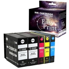 5PK PGI-2200XL Ink Cartridge for Canon Maxify MB5020 MB5120 MB5320 Printer,2BCMY picture