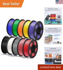 PLA Plus PLA+, 3D Printer Filament 1.75mm Bundle, High Toughness, 1KG Spool, ... picture