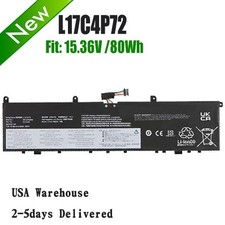L17C4P72 01AY969 Battery For Lenovo ThinkPad X1 Extreme 1st/2nd Gen 01YU911 80Wh picture