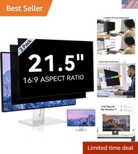 2-Pack 21.5 Inch Matte Anti-Glare Monitor Privacy Filter for Confidentiality picture