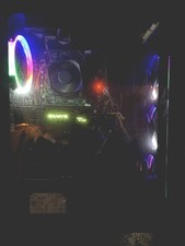 Gaming PC Setup with gaming mic   picture