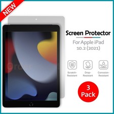 3-Pack For Apple iPad 10.2 (2021) Premium Screen Protector HD Clear picture