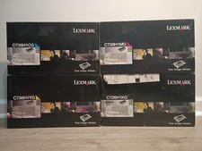 Set Of 4 Lexmark C736H1CG C736H1YG C736H1MG C736H1KG ( CYMK ) C736 X736 X738 New picture