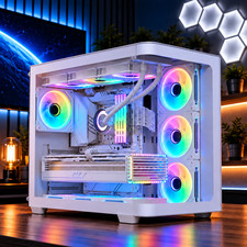 ARGB Gaming Desktop i7 PC Up to 64GB RAM 1TB SSD RTX 5060 Win11 Wifi picture
