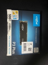 Crucial P3 Plus 500GB M.2 2280 PCIe 4.0 NVMe SSD Unopened picture