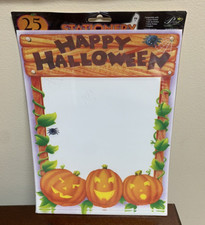 Orange Halloween Pumpkin Patch Spider Computer Letter Paper - 25 Sheets picture
