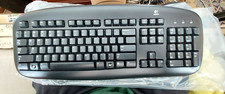 Vintage Logitech Y-SU61  Value 100 Keyboard PS/2 Black Open Box OC3D picture