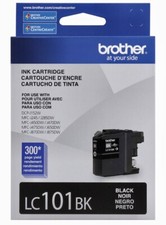 Original Authentic Brother LC101BK Ink Cartridge Black Exp 8/2022 New Sealed picture