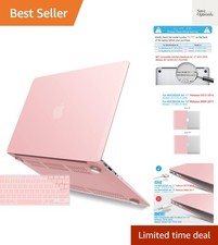 Elegant Rose Quartz MacBook Air 13'' Case with Keyboard Cover - A1466/A1369 picture
