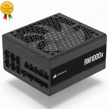 CORSAIR RM1000x 1000W ATX 3.1 PCIe 5.1 Fully Modular Power Supply Black NOB picture